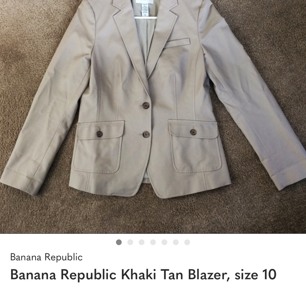 Banana Republic Khaki Blazer